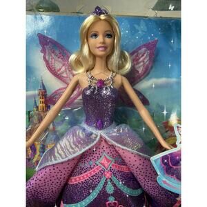 Barbie Mariposa and The Fairy Princess Catania Doll 2012 Mattel Y6373 box dmg